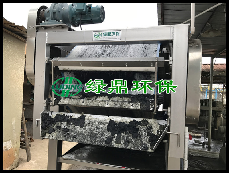印染帶式壓濾機#廣州番禺印染水洗廠使用案例現場 5